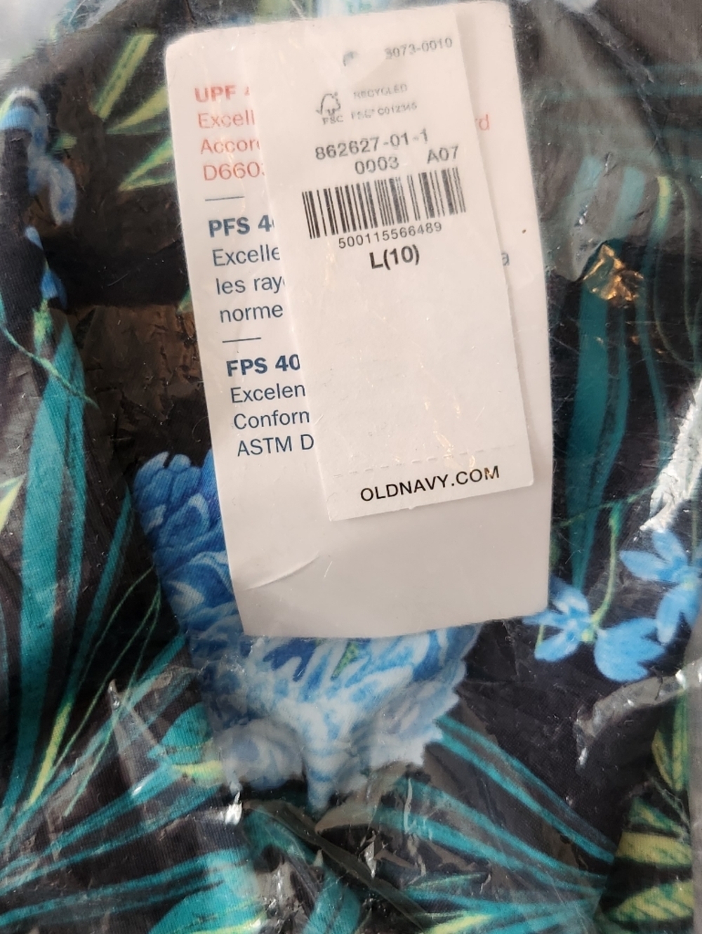 Old Navy Tropical Ruffle Swimsuit NWT Multiple Sizes - Picture 8 of 8